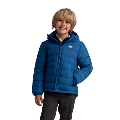 Boys Casual Jacket Odair in Blue, Front view on mannequin