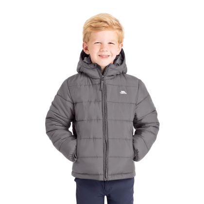 Boys Casual Jacket Odair in Storm Grey, Front view on mannequin