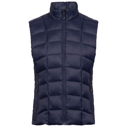 Trespass Womens Casual Gilet Ogbere in Navy, Front view on mannequin