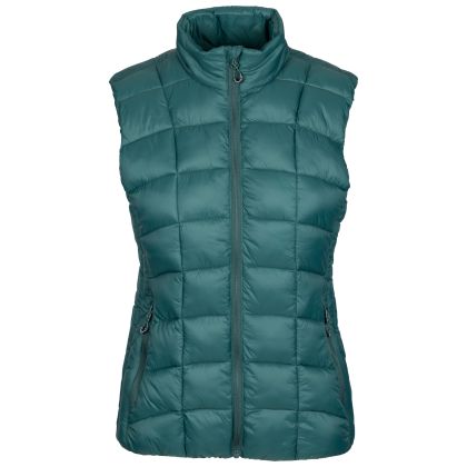 Trespass Womens Casual Gilet Ogbere in Pine, Front view on mannequin