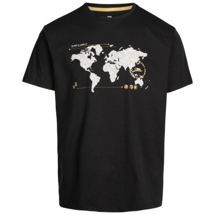 Mens Printed T-shirt  Ohio in Black