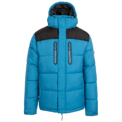 Men s Casual Jacket Parkstone in BLACK _ NAVY BLUE, Front view on mannequin
