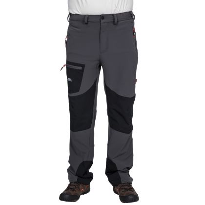 Passcode Men's Mosquito Repellent Cargo Trousers in Khaki, Back view on mannequin