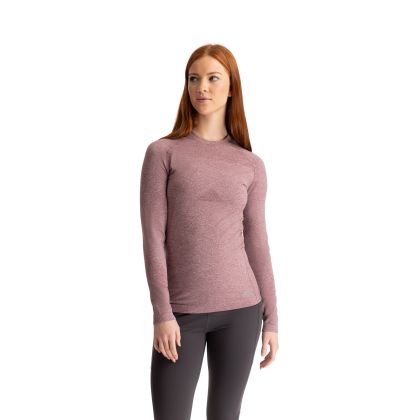 Trespass Women's Active Top TP75 Pelina in Rose tone, Front view on mannequin