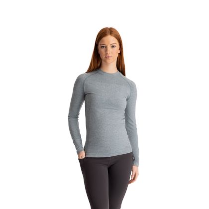 Trespass Women's Active Top TP75 Pelina in Teal mist, Front view on mannequin