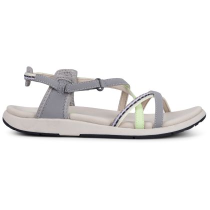 Womens Multi-Strap Sandals Perla in Ecru, Front view of footwear