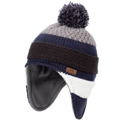 Unisex Kids Hat Perry in NAVY, Hat at angled view