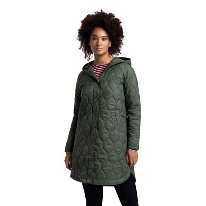 Trespass Women's Casual Jacket Phase in MOSS, Front view on mannequin