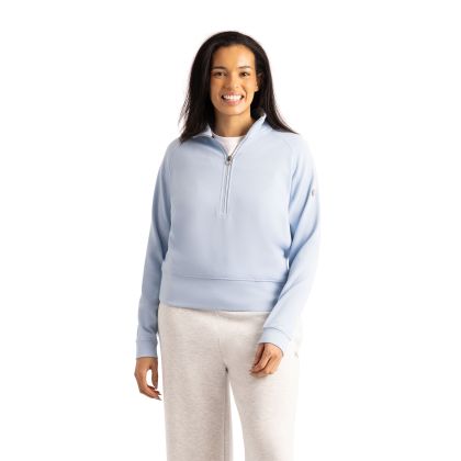 Womens Long Sleeve Top Pipa in Blue Haze