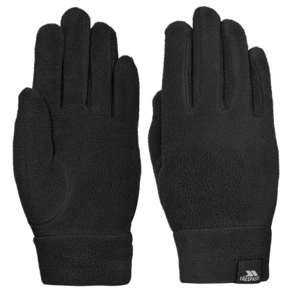 Trespass Kids Fleece Glove in Black Plummet II