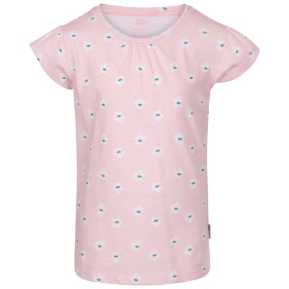 Trespass Women's T-Shirt Present in Pale pink, Front view on mannequin