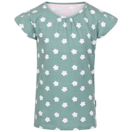 Trespass Women's T-Shirt Present in Teal mist, Front view on mannequin