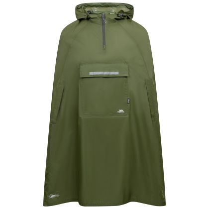 Unisex Waterproof Poncho Qikpac in Moss