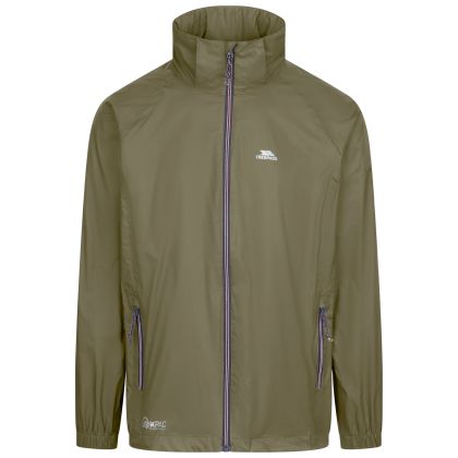 Trespass Unisex Packaway Jacket Qikpac X in MOSS