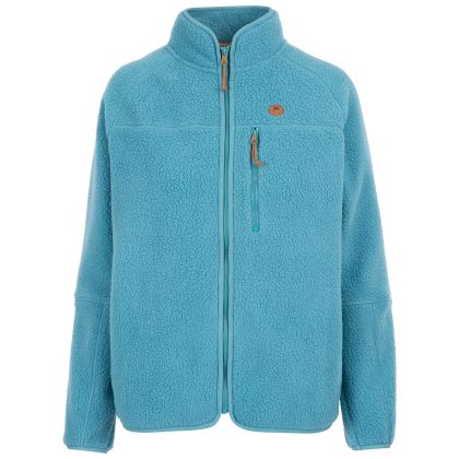 Trespass Women's Fleece Jacket AT200 Quake in Storm blue, Front view on mannequin