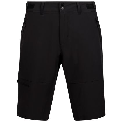 Mens Walking Shorts Ralf In Black, Front view on mannequin