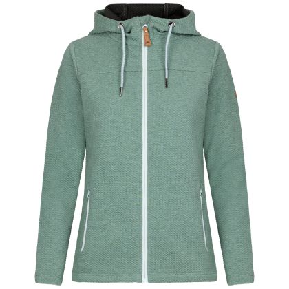 Womens Casual Hooded Top Raniya in Green Willow