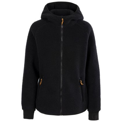 Women s Fleece Jacket AT400 Reel in Black, Front view on mannequin