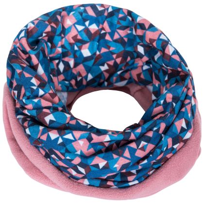 Trespass Unisex Neck Warmer Microfleece Wear 9 Ways in Dusty Rose Rindell