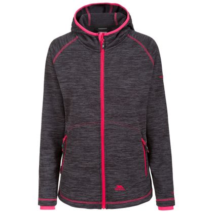 RIVERSTONE B - FEMALE FLEECE AT200 in Black, Front view on mannequin