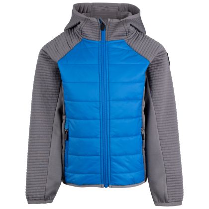 Trespass Kids Unisex Hybrid Top Roadie, Front view on mannequin