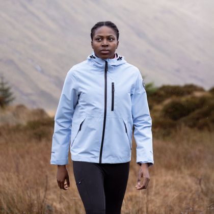 DLX Womens Waterproof Jacket Robina in Blue Haze