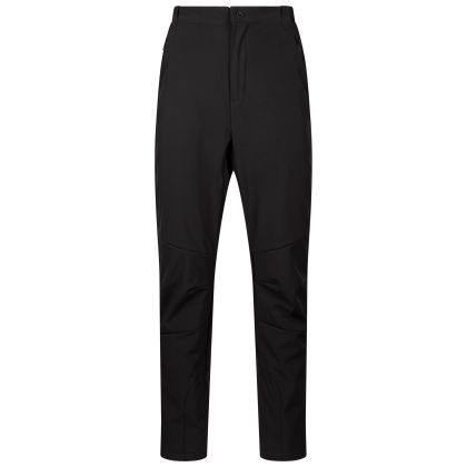 Mens Softshell Trousers Rogers In Black, Front view on mannequin