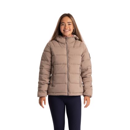 Womens Hooded Casual Jacket Rollins in Sand