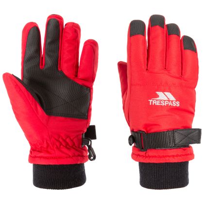 Kids Ski Gloves Ruri Ii in RED