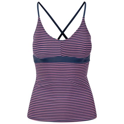 Women s Bikini Top Sarah in Rose blush stripe
