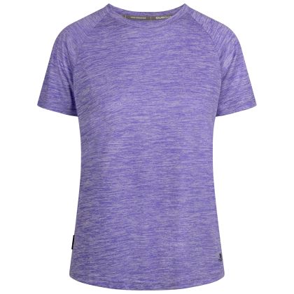 Womens Duoskin Active Top Selinne in LILAC MARL, Back view on mannequin