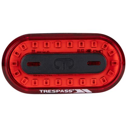 Trespass Rear Bike Light Serv in RED, Front view
