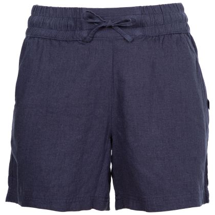 Trespass Women's Casual Shorts Shareena in NAVY, Front view on mannequin