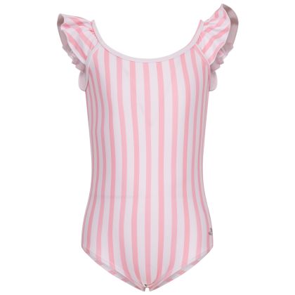 Girls Swim Suit Silia in Baby Pink Stripe
