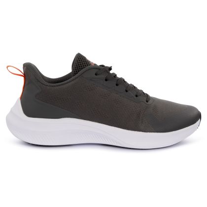 TRESPASS MALE TRAINER SIRUS IN GUNMETAL, Outside view of footwear