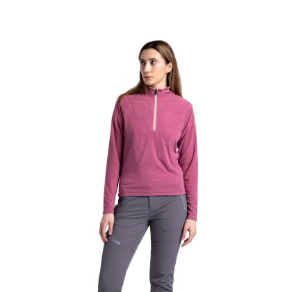 Women's Fleece AT100 Skylar in ROSE BLUSH, Front view on mannequin