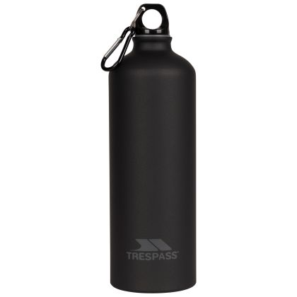 Trespass Drinking Bottle 1L in Matte Black