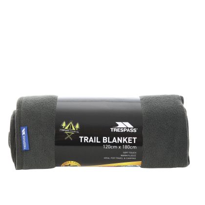 Trespass Fleece Blanket Snuggles 120 x 180cm in Grey