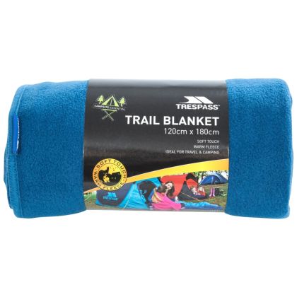 Trespass Fleece Blanket Snuggles 120 x 180cm in Blue