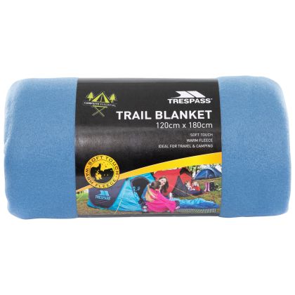 Trespass Fleece Blanket Snuggles 120 x 180cm in Blue