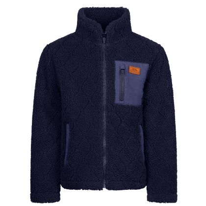 Kids Textured Fleece Southford in Navy