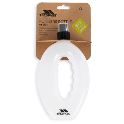 Trespass Easy Grip Sports Bottle Clear 350ml/500ml