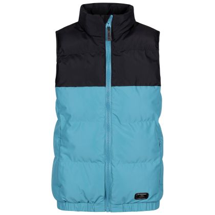 Trespass Women's Casual Gilet Stony in Storm blue, Front view on mannequin
