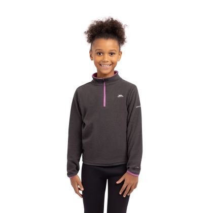 Trespass Girls Microfleece in Dark Grey Sybil