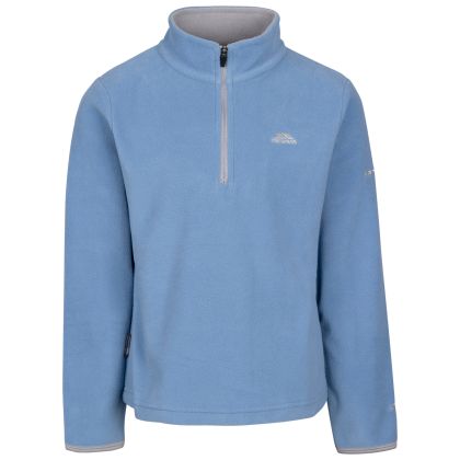 Girls Microfleece At100 Sybil in DENIM BLUE, Front view on mannequin