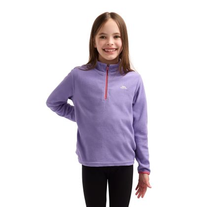 Kids Half Zip Fleece Sybil in Wisteria