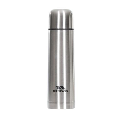 Trespass Stainless Steel Flask 500ml in Light Grey
