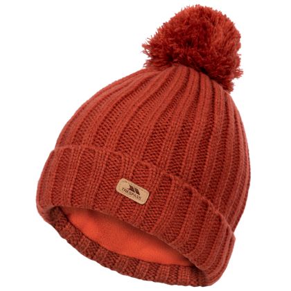 Unisex Bobble Hat Thorns in SALSA, Hat at angled view