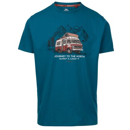 Mens Short Sleeve T-Shirt Tokso in Bondi Blue