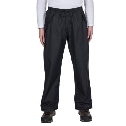 Trespass Mens Waterproof Trousers in Black Toliland